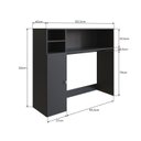 Ver imagem 4 de Armário Multiuso Lateral Berlim Preto