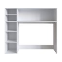 Ver imagem 7 de Armário Lateral com Mesa Dobrável Berlim Branco
