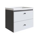 Ver imagem 2 de Gabinete para Banheiro Suspenso 50Cm com 1 Porta 1 Gaveta Lvp01 Versato