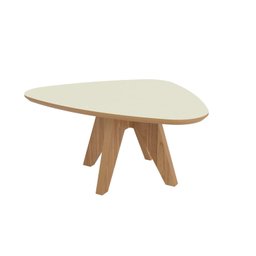Mesa de Centro Orgânica 65cm 100% Mdf Nature - 2 Mesa de Centro Orgânica 65cm 100% Mdf Nature - 2
