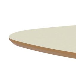Mesa de Centro Orgânica 65cm 100% MDF Nature - 4
