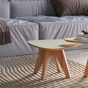 Ver imagem 1 de Mesa de Centro Orgânica 65cm 100% MDF Nature