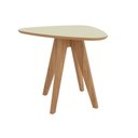 Ver imagem 2 de Mesa Lateral de Canto Orgânica 65cm 100% MDF Nature
