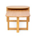 Ver mais imagens de Mesa de Centro 120,5cm Madeira Maciça Ocre Yescasa