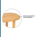 Ver imagem 5 de Mesa Lateral 59cm Madeira Maciça Ocre Yescasa