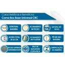 Ver imagem 7 de Conjunto Box King: Colchão Molas Anjos Ensacadas Masterpocket King Best Brown + Base Crc Suede