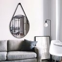 Ver imagem 1 de Espelho Redondo Decorativo Adnet Escandinavo 60cm com Suporte Rei dos Vidros