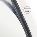 Ver imagem 5 de Espelho Redondo Decorativo Adnet Escandinavo 60cm com Suporte Rei dos Vidros