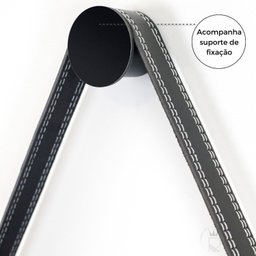 Espelho Redondo Decorativo Adnet Escandinavo 60cm com Suporte Rei dos Vidros - 6