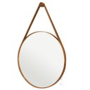 Ver imagem 4 de Espelho Redondo Decorativo Adnet Escandinavo 60cm com Suporte Rei dos Vidros