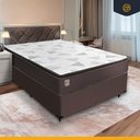 Ver mais imagens de Cama Box com Colchão Ravena Molas Ensacadas com Pillow Top Casal 138cm