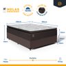 Cama Box com Colchão Ravena Molas Ensacadas com Pillow Top Casal 138cm - 3