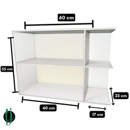 Mesa Lateral Branca Aparador de Sofa Sala Mesa Lateral Cama Mesa de Canto Mesa de Cabeceira Branco - 3