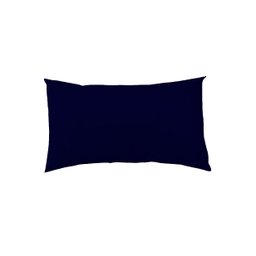 Almofada Baguete Retangular 30x50 Happy Line Decorativa de Oxford Barato Envio Rápido - Azul escuro - 1