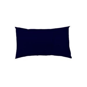 Almofada Baguete Retangular 30x50 Happy Line Decorativa de Oxford Barato Envio Rápido - Azul escuro