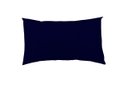 Ver imagem 1 de Almofada Baguete Retangular 30x50 Happy Line Decorativa de Oxford Barato Envio Rápido - Azul escuro
