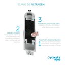 Ver imagem 5 de Kit 4 Refil Filtro Purificador de Agua Soft Everest Prolife Cor Branco