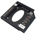 Ver imagem 2 de Adaptador Hdd/ssd P Notebook Via Baia de 12,7mm Cd/dvd Ga173