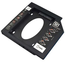 Adaptador Hdd/ssd P Notebook Via Baia de 12,7mm Cd/dvd Ga173 - 1