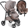 Carrinho de Bebe Galzerano Olympus com Bebe Conforto Chocolate - 1