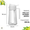 Azeiteiro Spray 500ml Vidro Branco Snh41 Snel Home - 2
