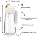 Ver imagem 7 de Azeiteiro Spray 500ml Vidro Branco Snh41 Snel Home