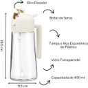 Ver imagem 7 de Azeiteiro Spray 500ml Vidro Branco Snh41 Snel Home