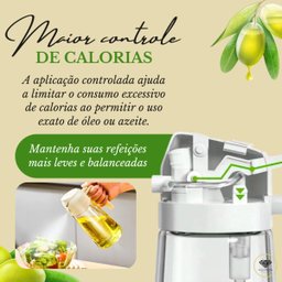 Azeiteiro Spray 500ml Vidro Branco Snh41 Snel Home - 9