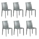 Ver imagem 1 de Kit 6 Cadeiras Revestimento PVC Amanda 