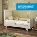 Ver imagem 7 de Quarto de Bebê com Cômoda e Berço 100% MDF Jolie Retrô