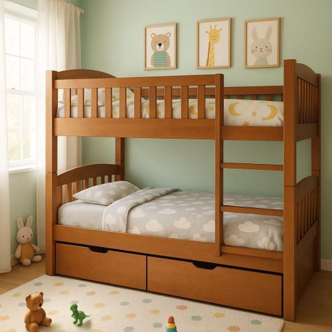 Beliche 1,90 X 90 - Madeira Maciça - Móveis de Gramado