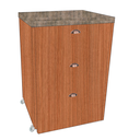 Ver imagem 1 de Mesa Multiuso Projeto Camarim Madeirado com Assento Estofado Cool/ Cinamomo