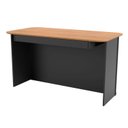 Ver imagem 3 de Mesa para Escritório Ripada 135cm Freijó E Fosco