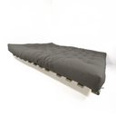 Ver imagem 3 de Sofa Cama Futon Oriental King Cinza Madeira Maciça Pinus Natural sem Pintura
