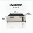 Ver imagem 4 de Base Baú Blindada Casal com Pistões a Gás e Estrutura Reforçada para Colchão