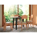 Ver imagem 3 de Mesa de Jantar Oval Extensível 4 Lugares 159cm Marrom/Freijó/Preto