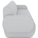 Ver imagem 6 de Sofá 3 Lugares Sala Living Orgânico 188cm Fávara K01 Veludo Cinza - Lyam Decor