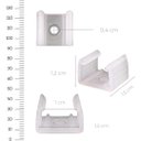 Ver imagem 2 de Presilha P/ Fixação Instalação Mangueira Led 15mm