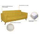 Ver imagem 5 de Sofá 3 Lugares 200cm Marisa Suede Yescasa