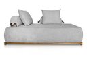 Ver imagem 6 de Sofá Dubai 2 Lugares 1.60m Tecido Bouclê Cinza para Sala Bz Home Decor
