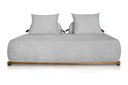Ver imagem 1 de Sofá Dubai 2 Lugares 1.60m Tecido Bouclê Cinza para Sala Bz Home Decor