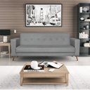 Ver imagem 1 de Sofá 3 Lugares 200cm Marisa Suede Yescasa