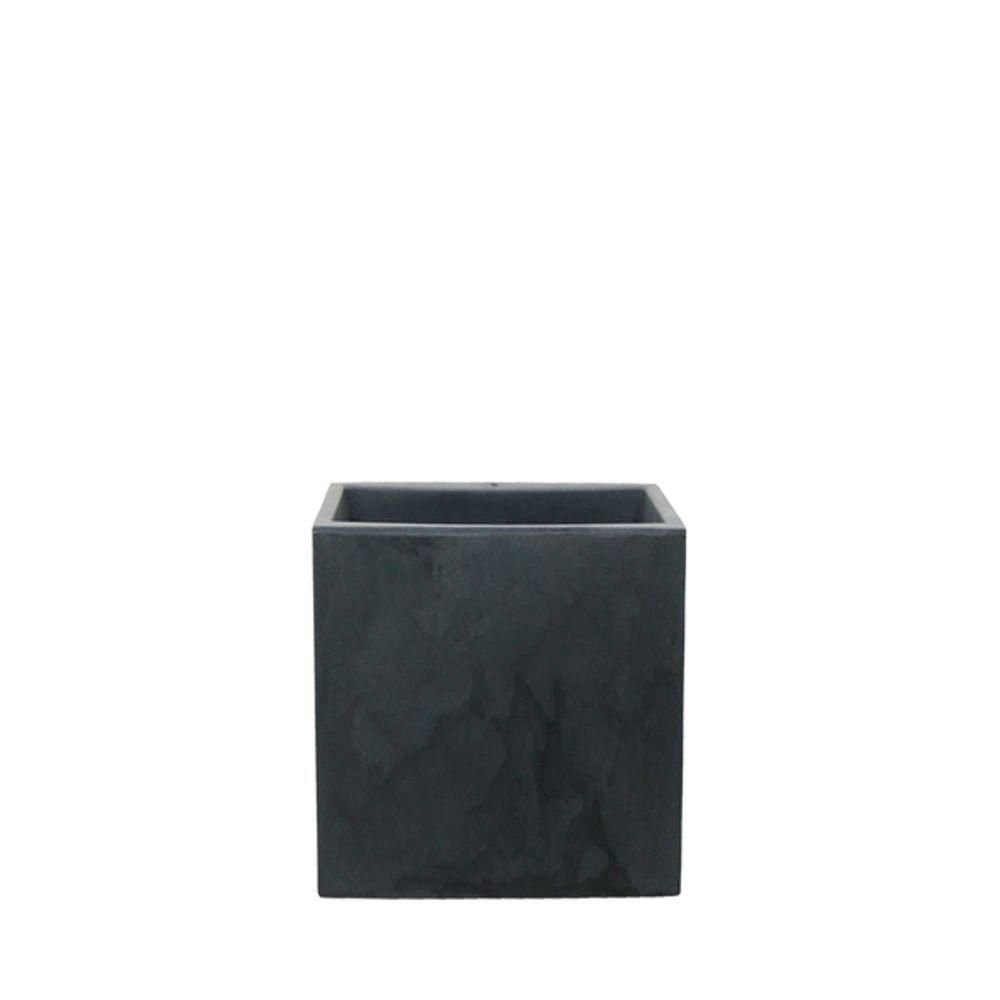 Bama Vaso Terra Quadro Grigio 40x40 Cm – Moderno, Quadrato, In Terracotta – Per Piante E Decorazioni D'Interni - 4