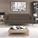 Ver imagem 1 de Sofá 3 Lugares 200cm Marisa Suede Yescasa