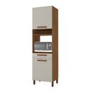 Ver imagem 3 de Cozinha Modulada 3,10MTS Monza 4 Peças Freijó / Off White - Indekes
