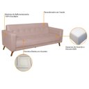 Ver imagem 5 de Sofá 3 Lugares 200cm Marisa Suede Yescasa