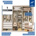 Ver imagem 4 de Guarda-roupa Casal com 3 Espelho 3 Portas - Branco
