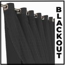 Ver imagem 4 de cortina pé direito 5,00 x 4,50 c/voal Fiori blackout preto