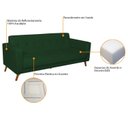 Ver imagem 5 de Sofá 3 Lugares 200cm Marisa Suede Yescasa