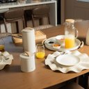 Ver imagem 6 de Bandeja Metal + Bambu 41.5cm - Elegância Sustentável